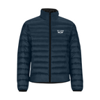 Racing Puffer Jacket – with Quilted Lining – Navy Blue| PIT LANE CLOTHING