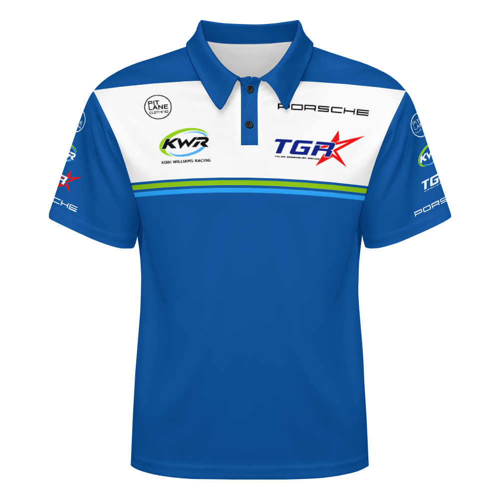 Pit Lane Clothing: KOBI WILLIAMS RACING Polo shirt 8 - STRIPES