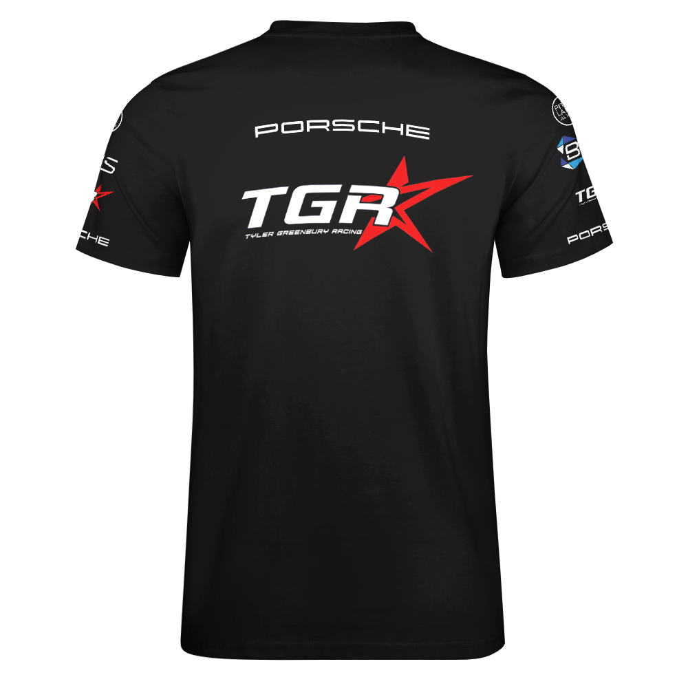 Pit Lane Clothing: KOBI WILLIAMS TYLER GREENBURY RACING T-shirt 1 - Black