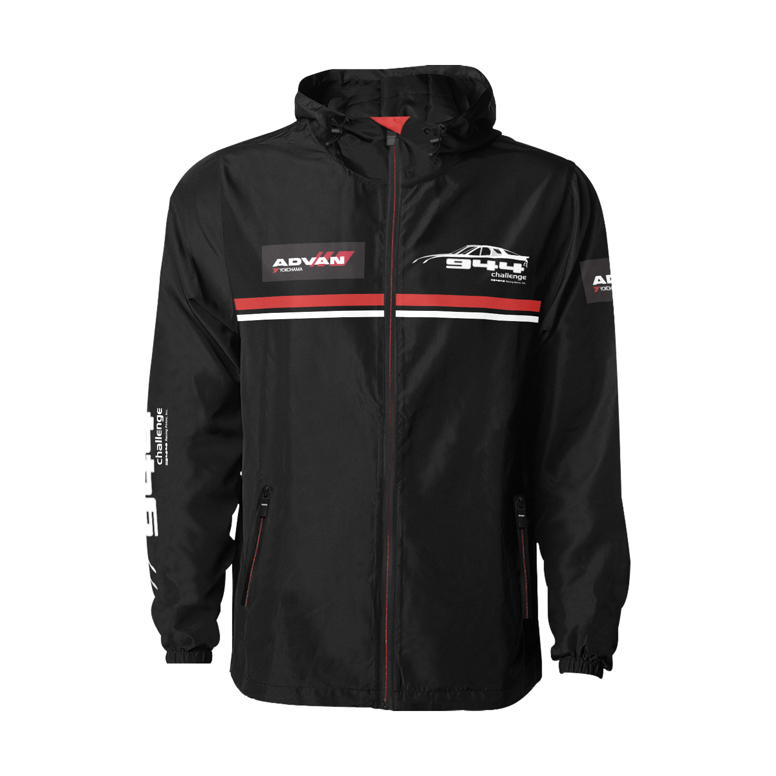 944 Challenge Series Official - Quilted Waterporoof jacket - carbon stripe