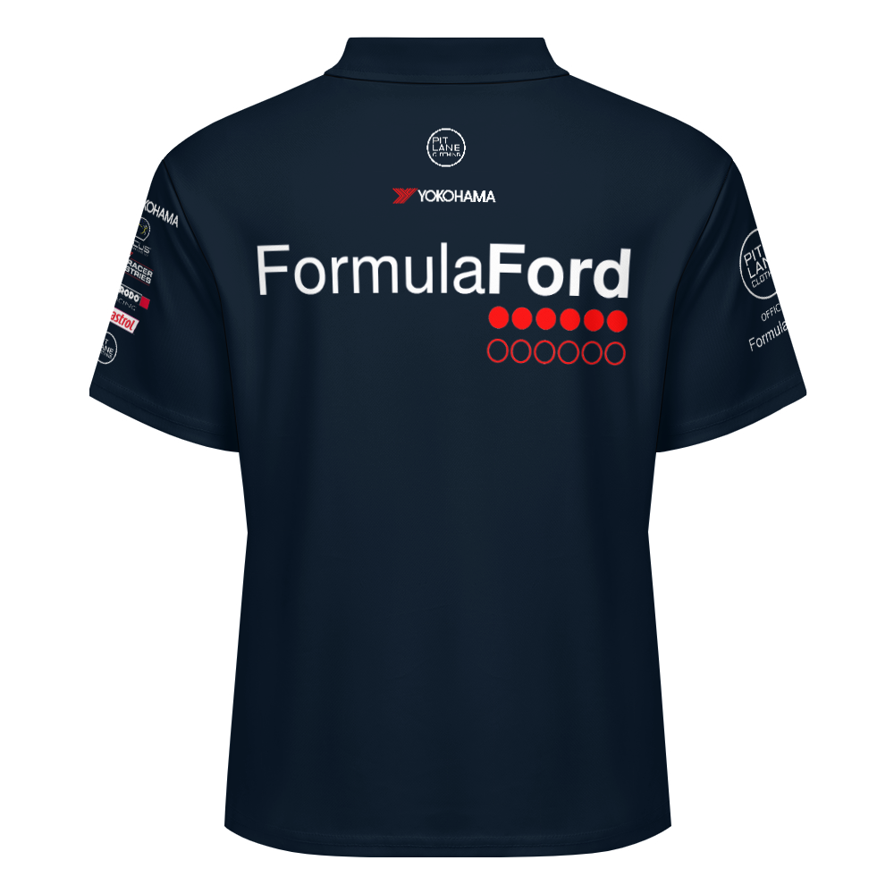 FORMULA FORD Official - Pique Polo Printed shirt - Navy