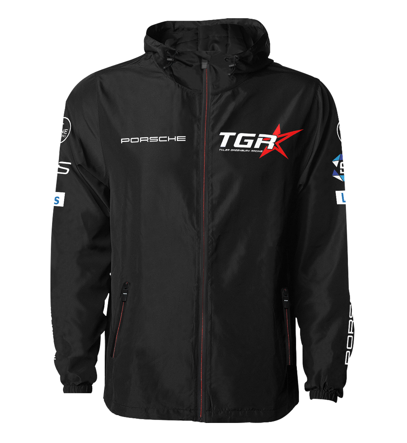 Pit Lane Clothing: KOBI WILLIAMS TYLER GREENBURY RACING Quilted Race Jacket 1