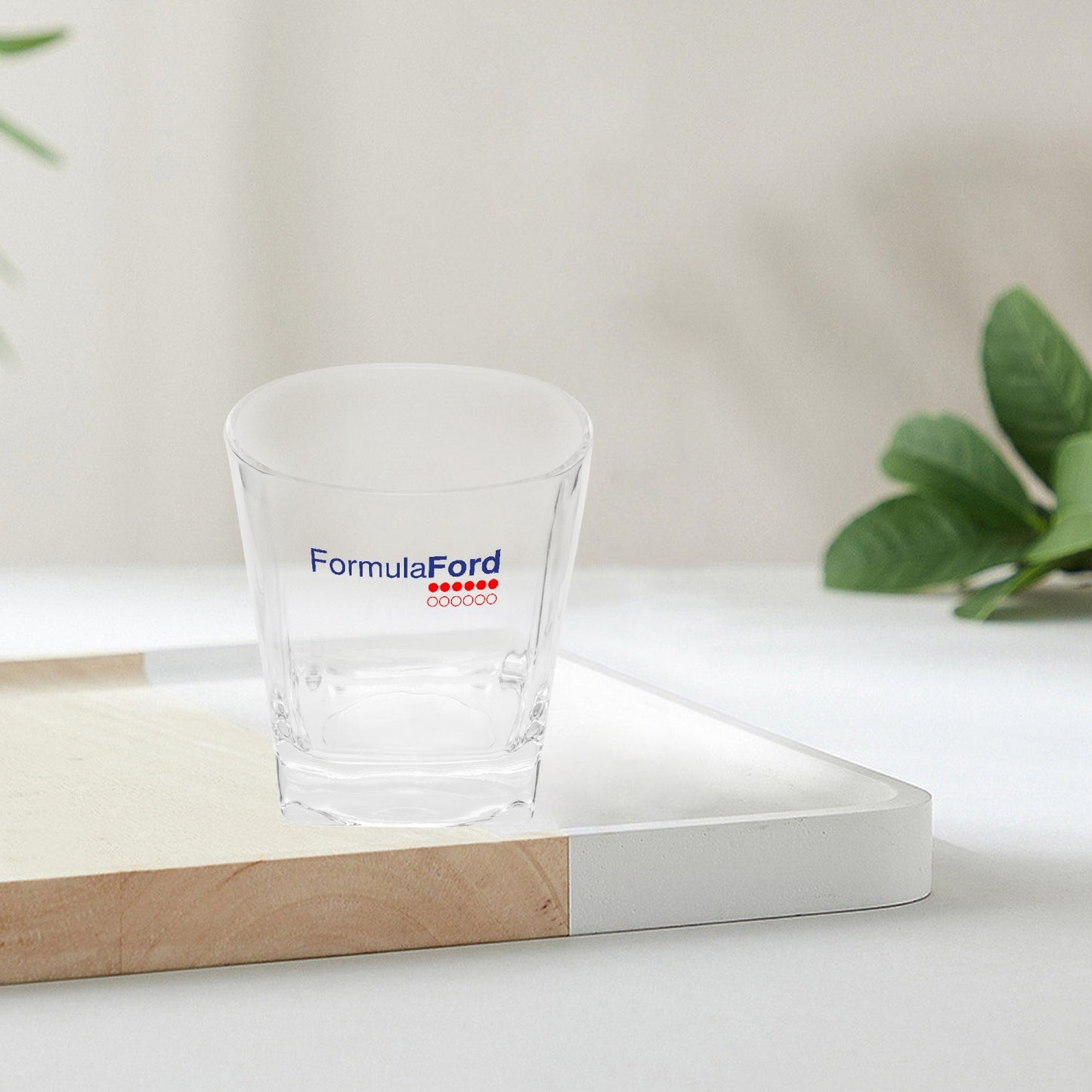 FORMULA FORD OFFICIAL 10oz Square Whiskey Glasses