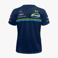 Pit Lane Clothing: KOBI WILLIAMS RACING Activewear T-shirt - Blue with side stripe