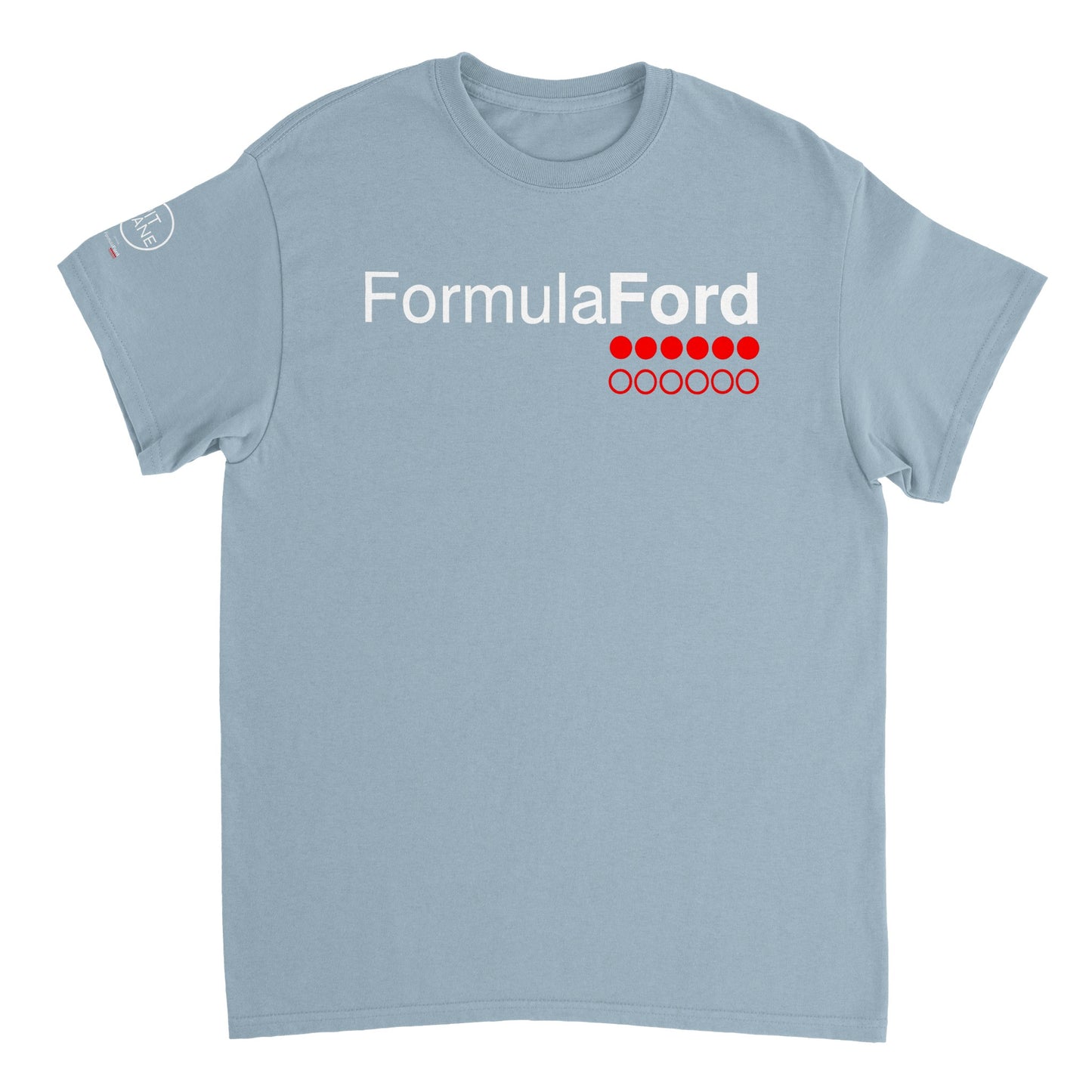 FORMULA FORD Official Heavyweight 100% Cotton Crewneck T-shirt - sea blue