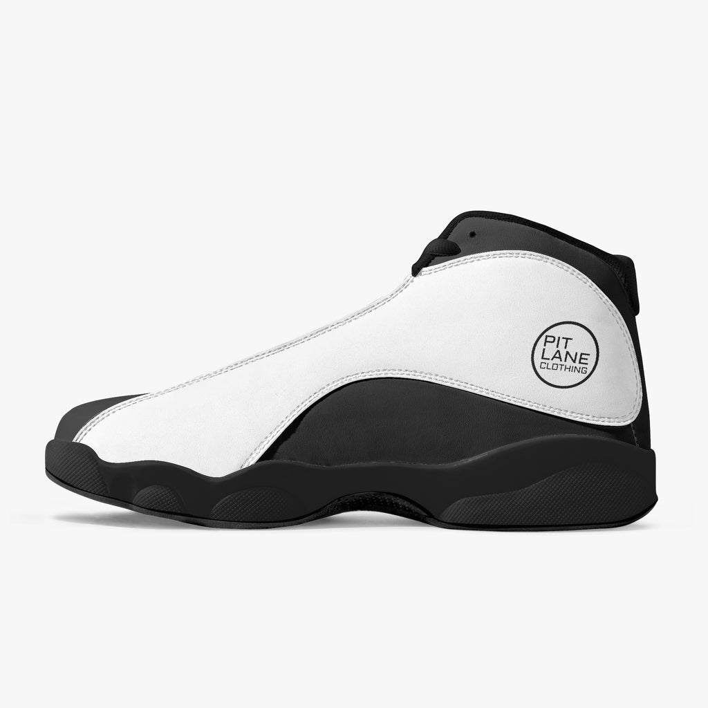 Pit Lane Clothing 'Enforcer' - Mid Top Leather sneakers