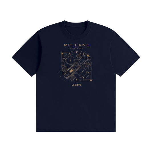 PIT LANE CLOTHING: Premium Cotton T-Shirt - APEX gold