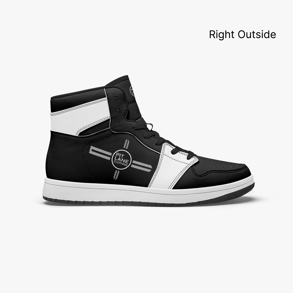 Pit Lane Clothing 'Accelerate' - High Top Leather sneakers 1
