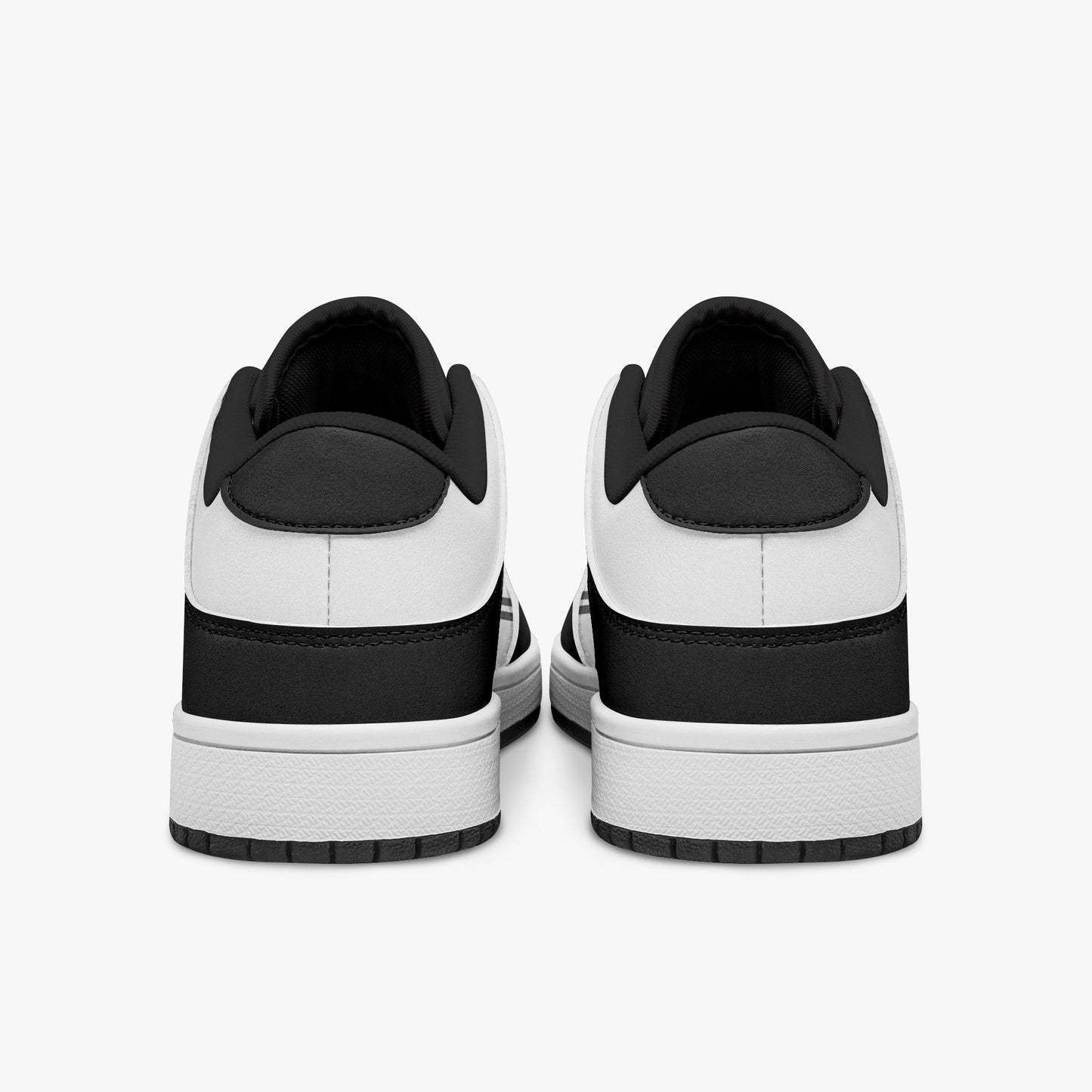 Pit Lane Clothing: Grid Low Top leather sneakers - white