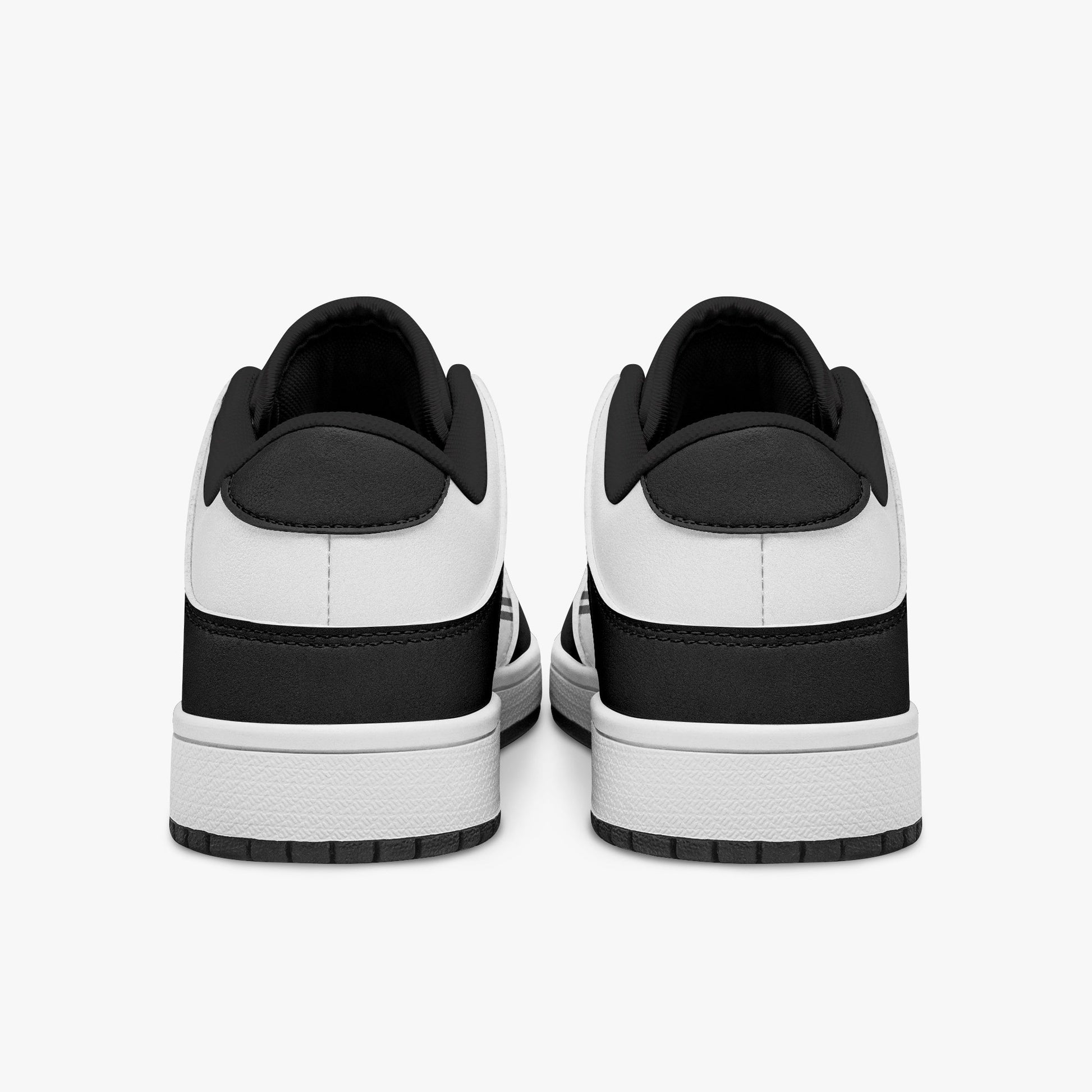 Pit Lane Clothing: Grid Low Top leather sneakers - white