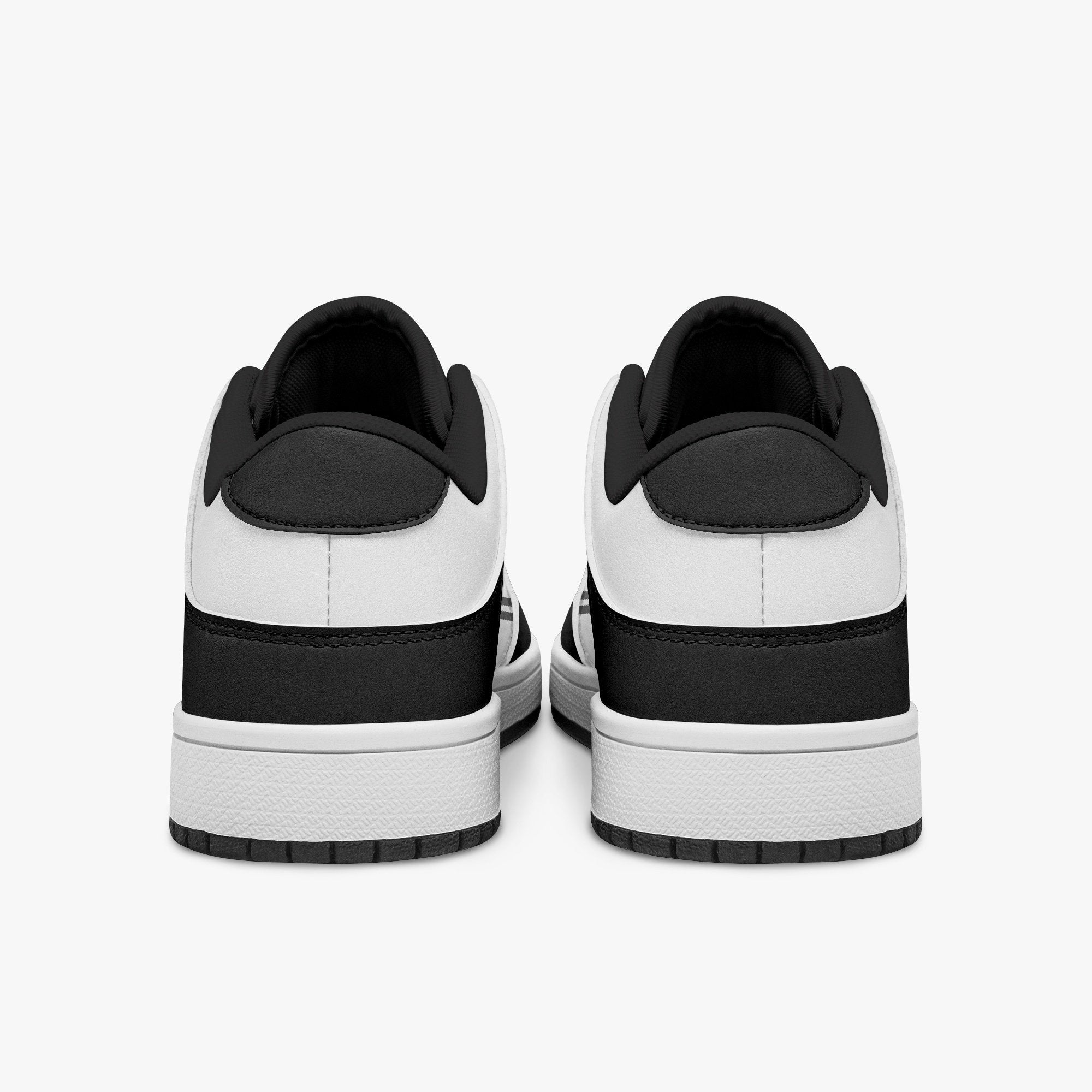 Pit Lane Clothing: Grid Low Top leather sneakers - white