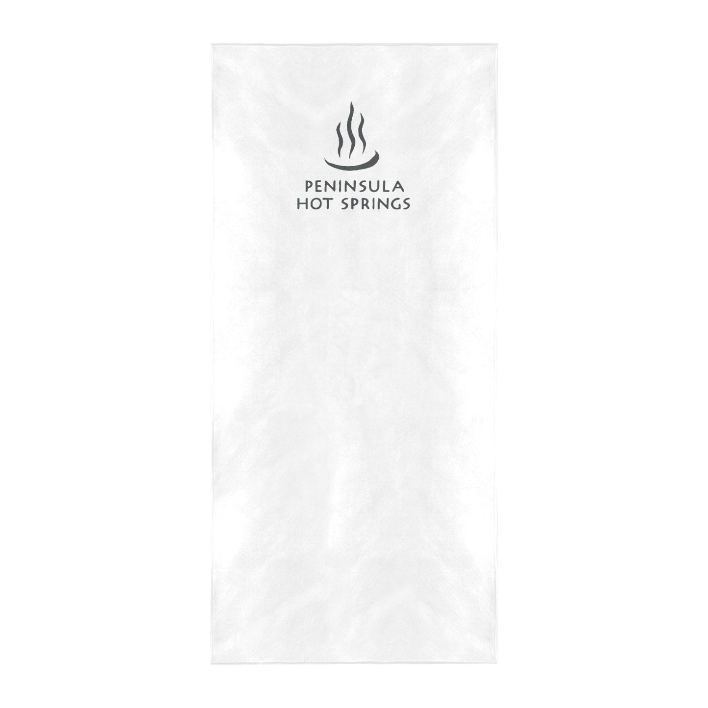 PENINSULAR HOT SPRINGS Beach Towel 31.5"x 71" - white