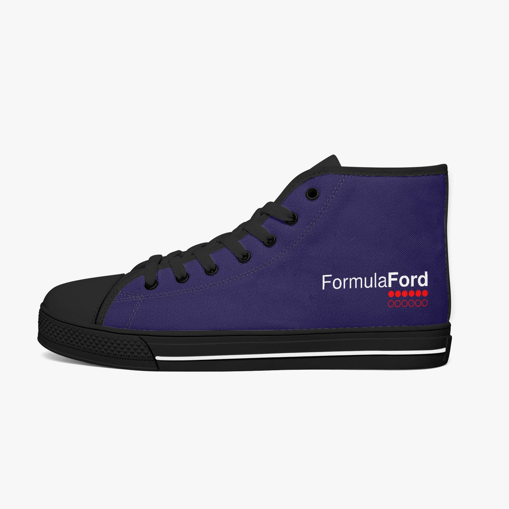 Formula Ford Official Classic High Top Canvas sneakers - Black/Navy