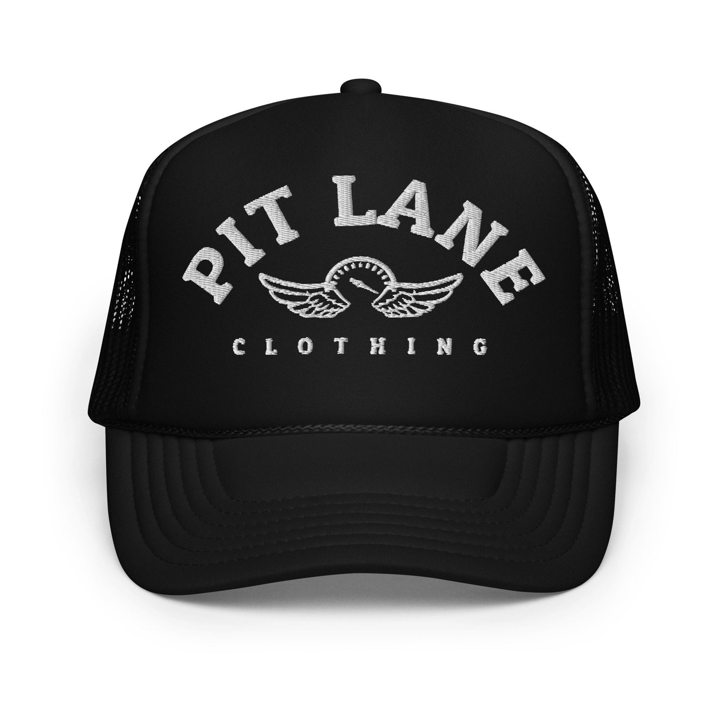 Pit Lane Clothing: Embroidered Retro Trucker Hat