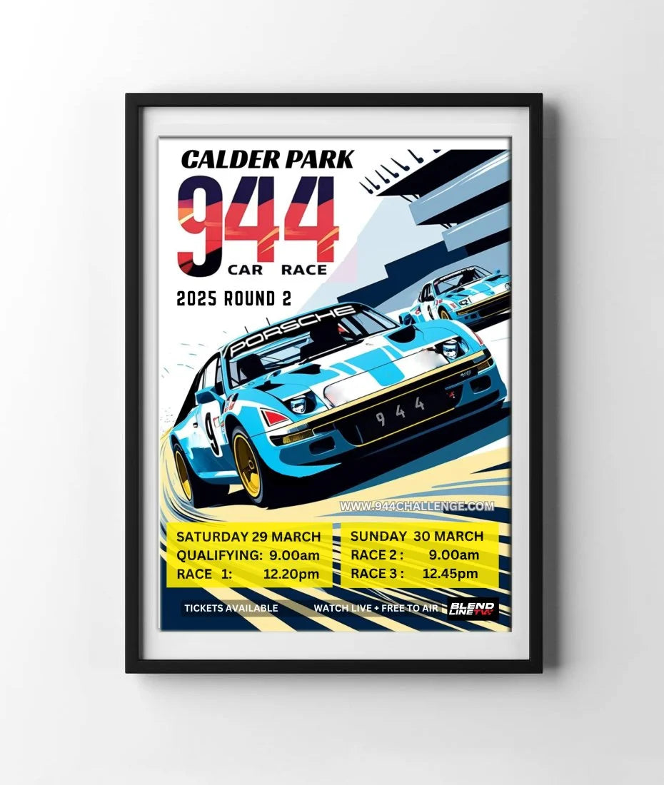 944 Challenge Series Official Event Poster - 2025 ROUND 2 - CALDER