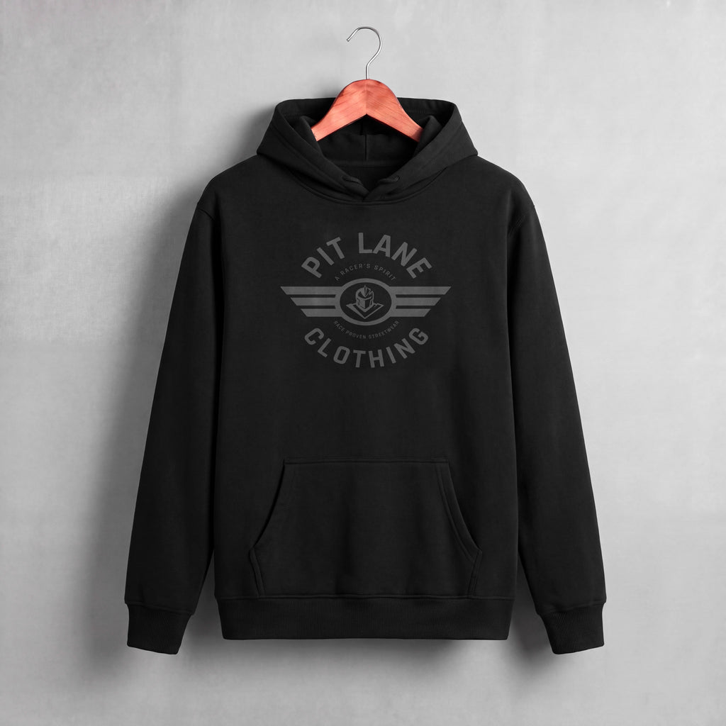 Pit Lane Clothing: 'Race Proven' Hoodie - Black
