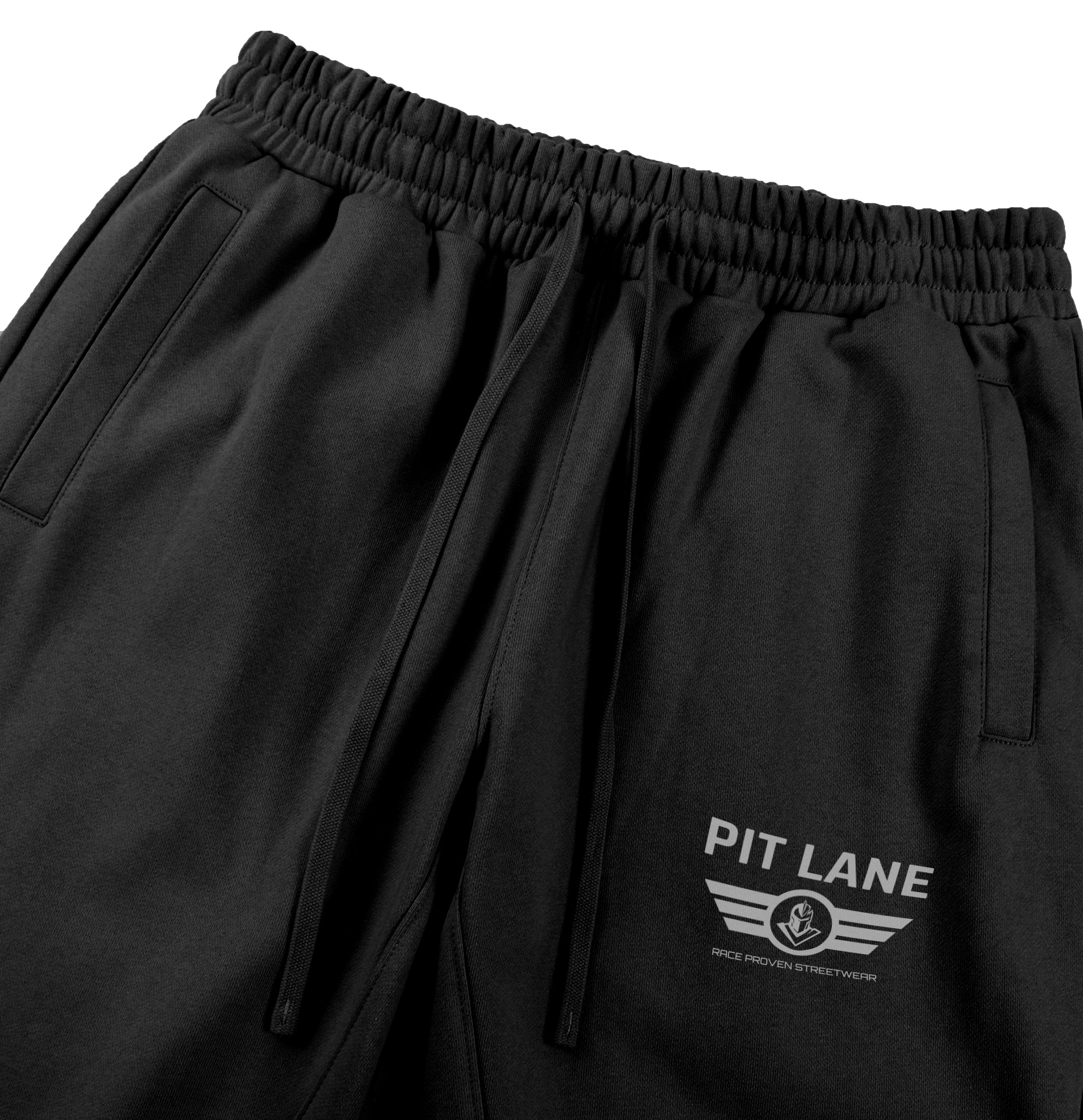 PIT LANE CLOTHING 430GSM Heavyweight Track Pants - Black