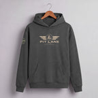 Pit Lane Clothing 350GSM Fleeced Race Proven Hoodie - Grey
