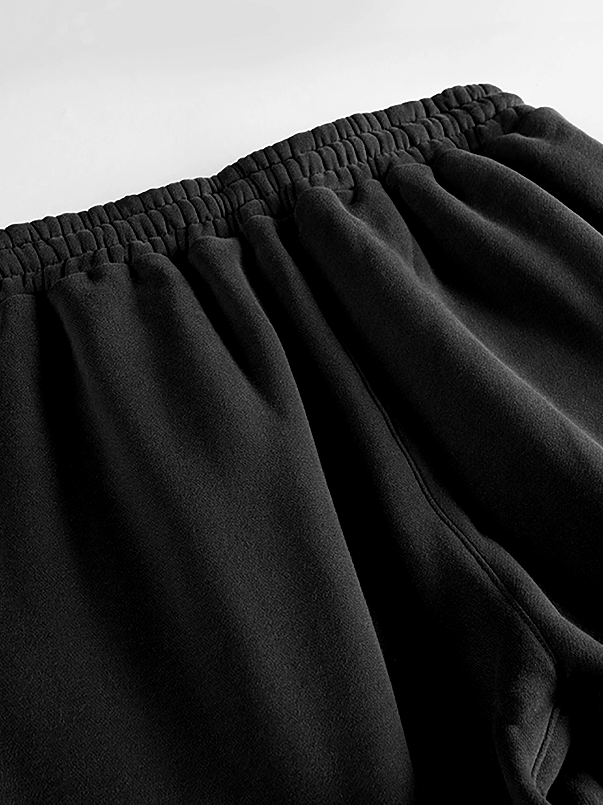 PIT LANE CLOTHING 345 GSM Fleece Track Pants - Black
