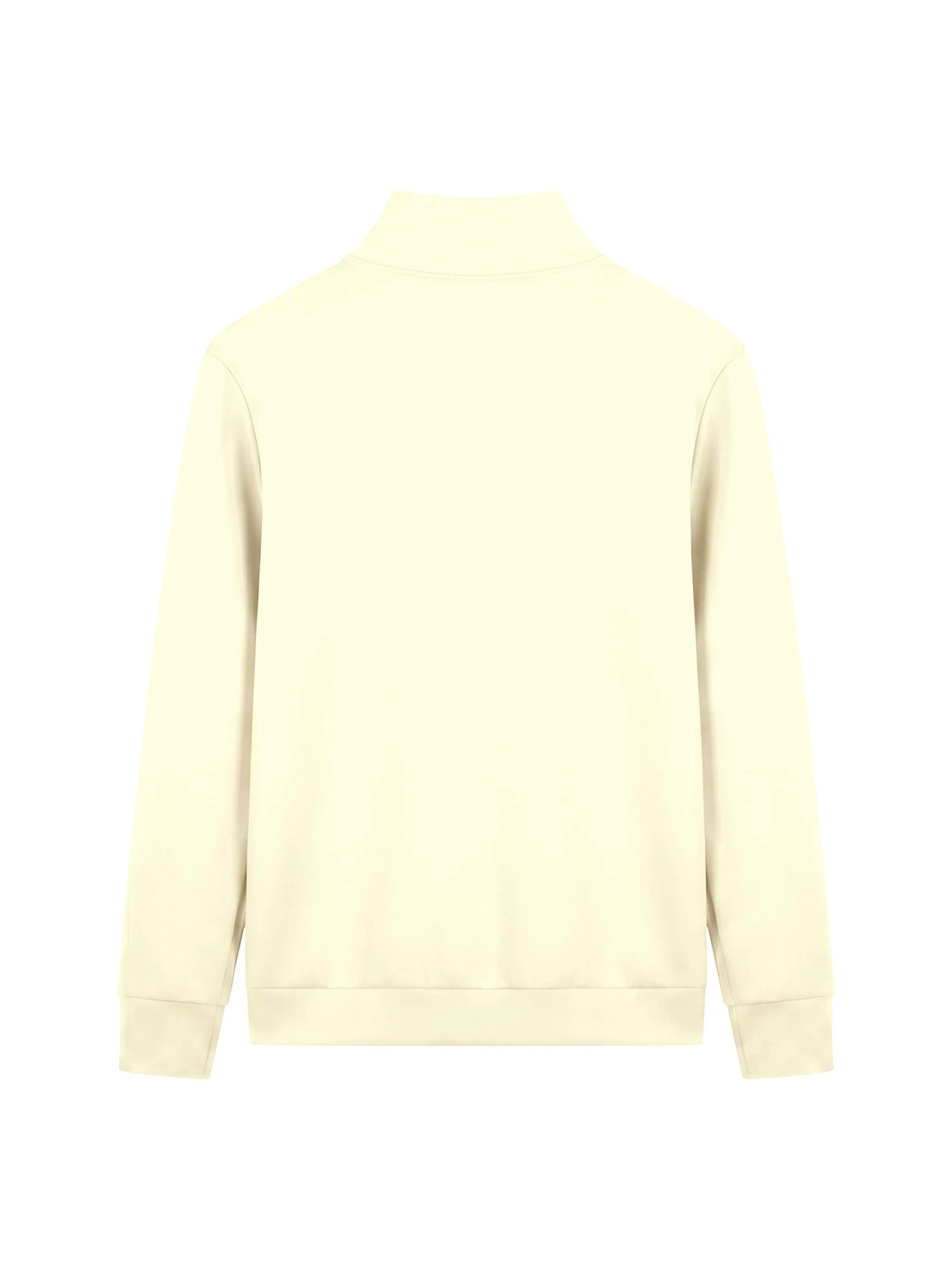 Pit Lane Clothing: Quarter Zip Sweatshirt - Sandtrap