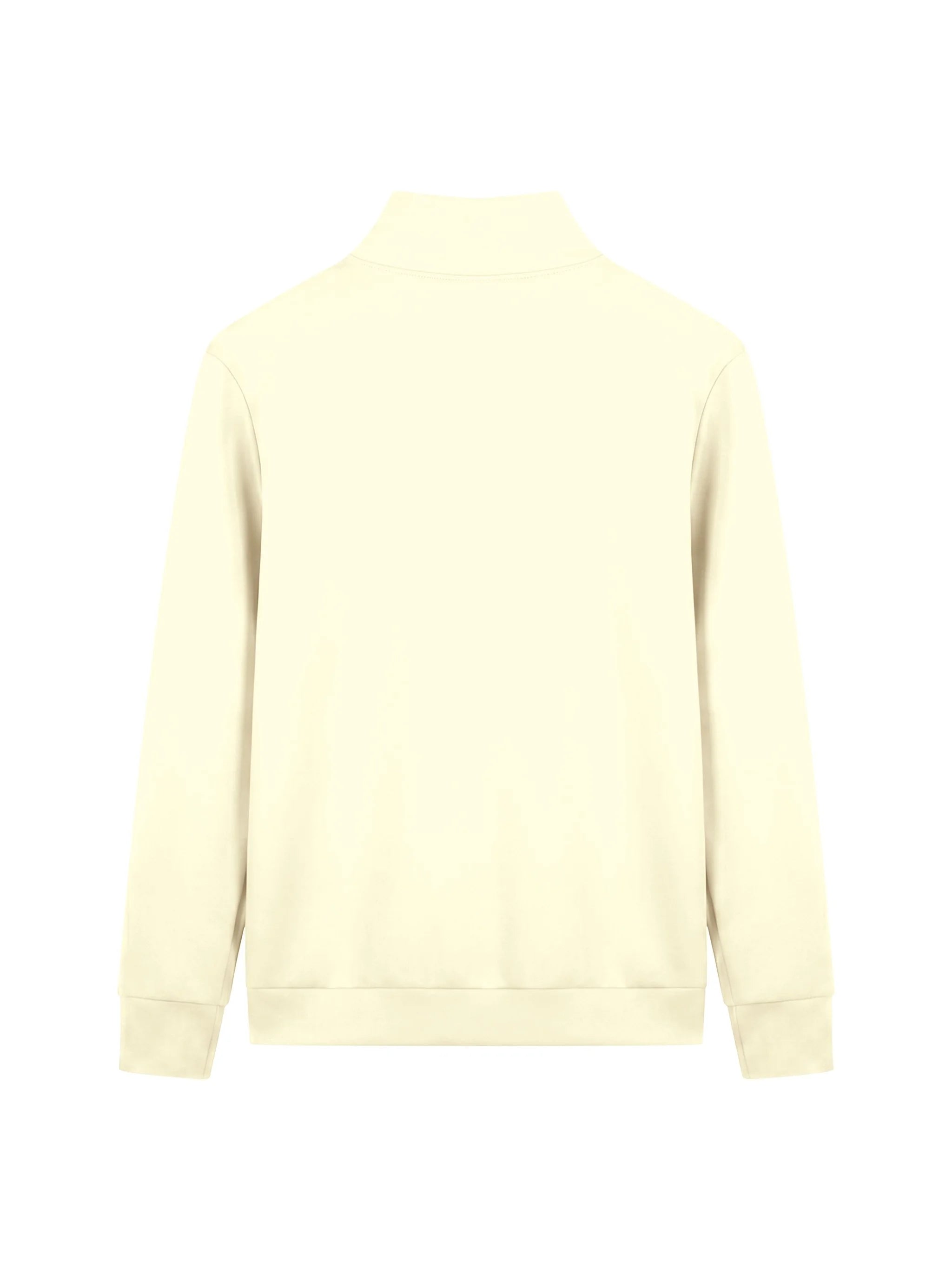 Pit Lane Clothing: Quarter Zip Sweatshirt - Sandtrap