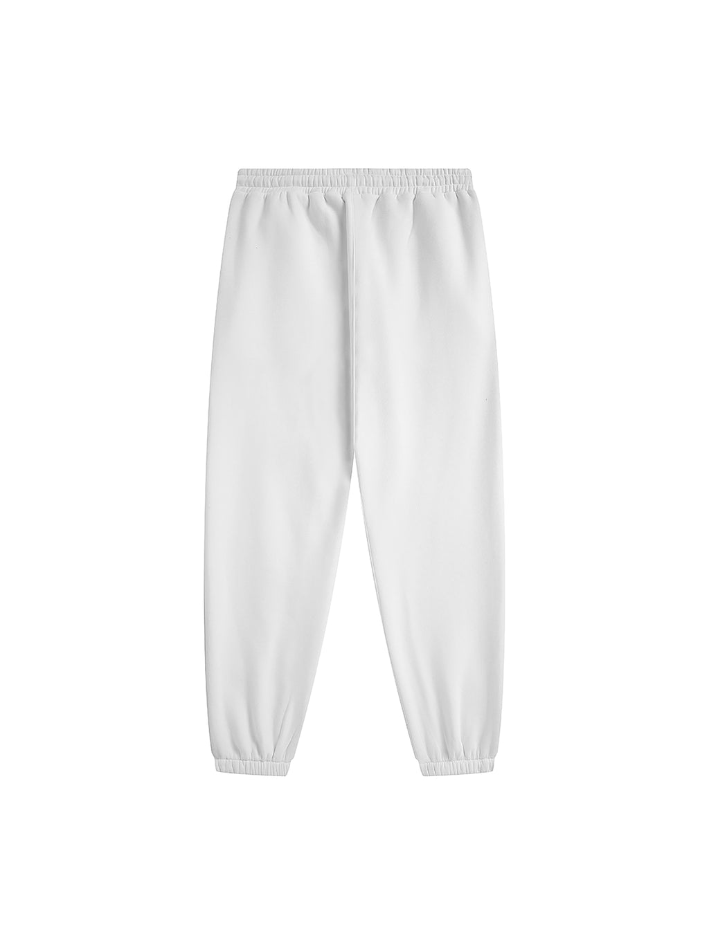 PIT LANE CLOTHING 345 GSM Fleece Track Pants - White