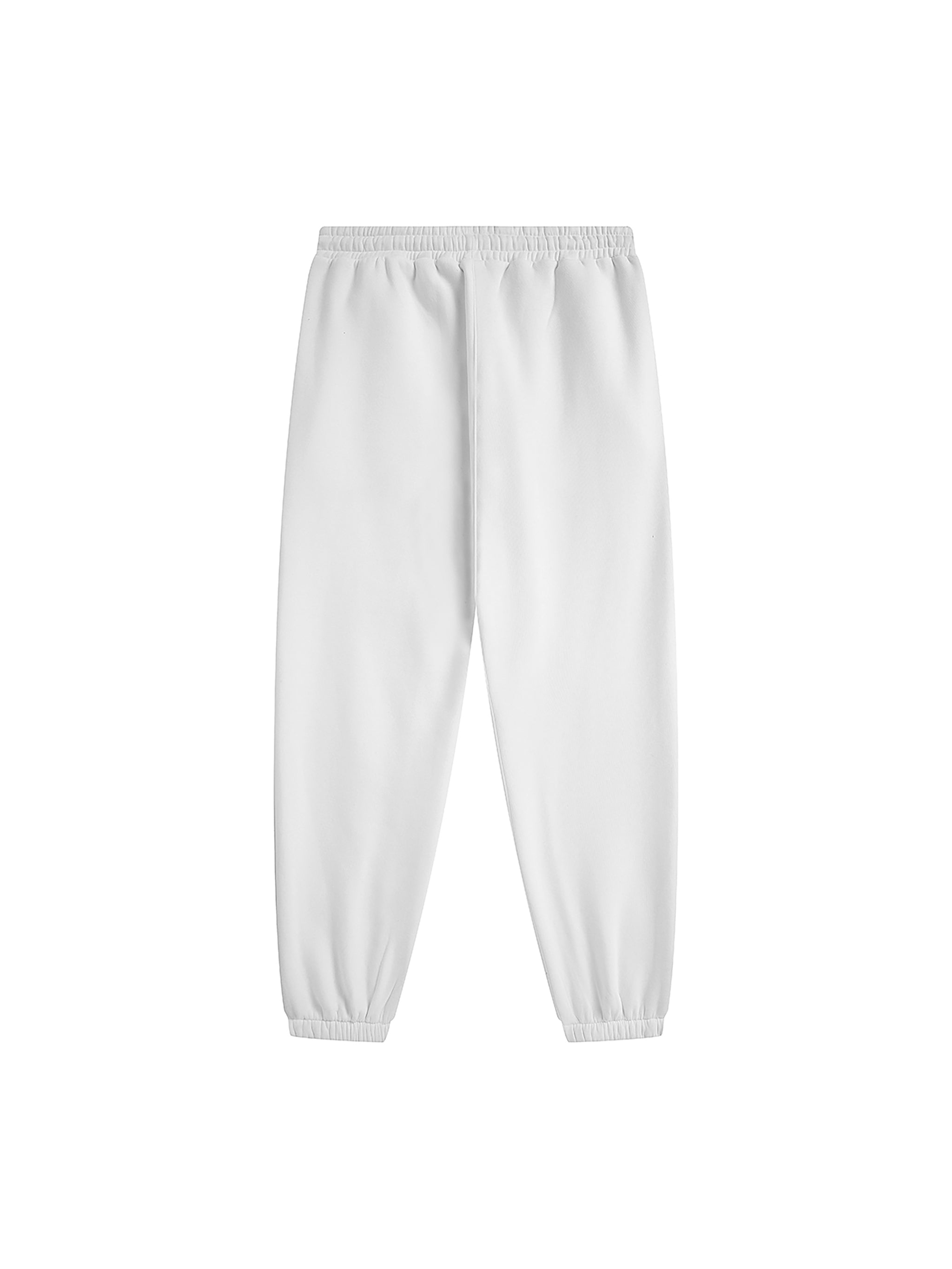 PIT LANE CLOTHING 345 GSM Fleece Track Pants - White