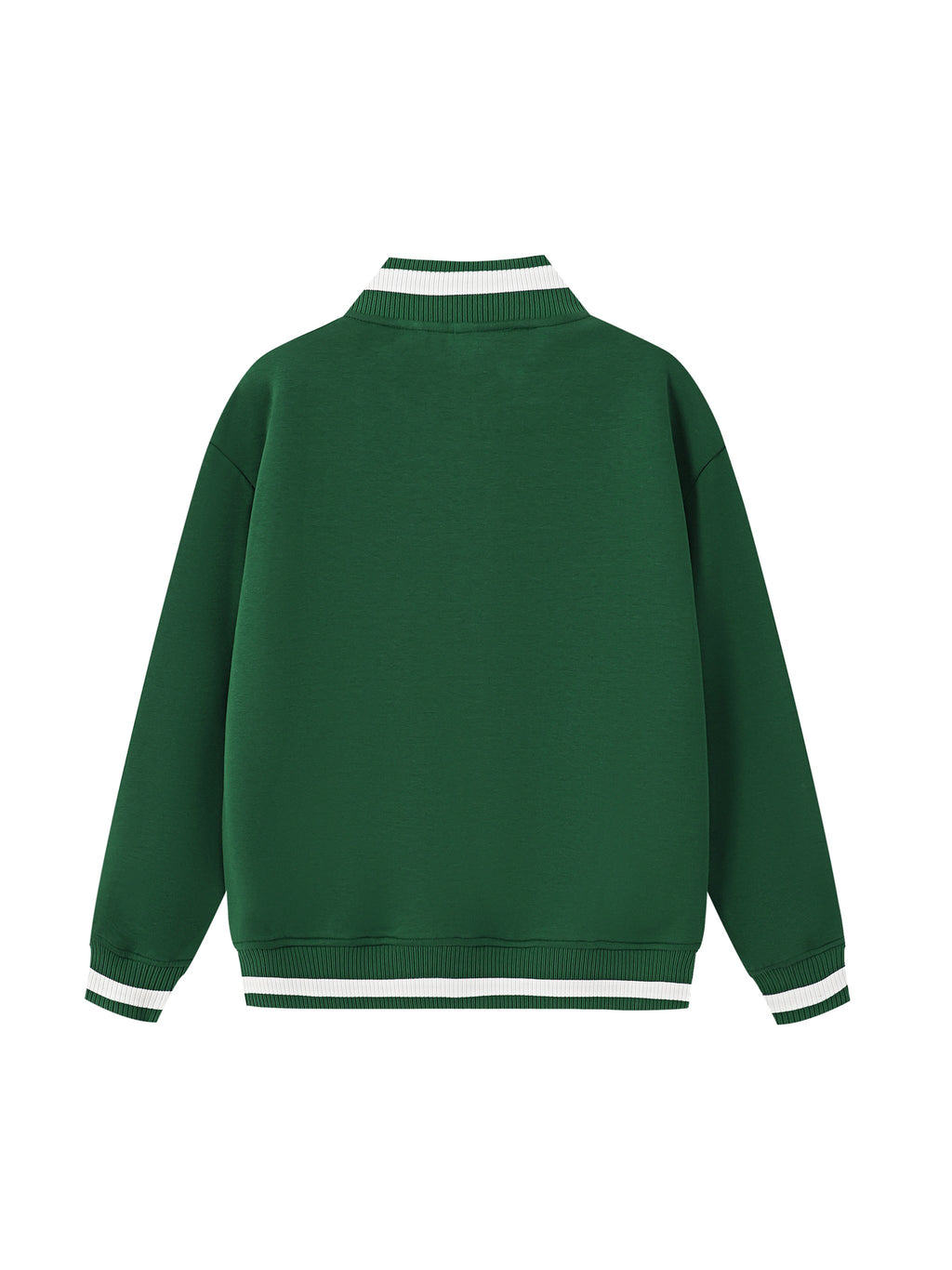 Pit Lane Clothing: Contrast Piping Zip Bomber Jacket - British Racing Green