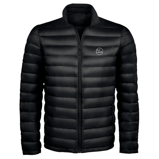 PIT LANE Extreme polyamide puffer jacket - Embroidered - full carbon