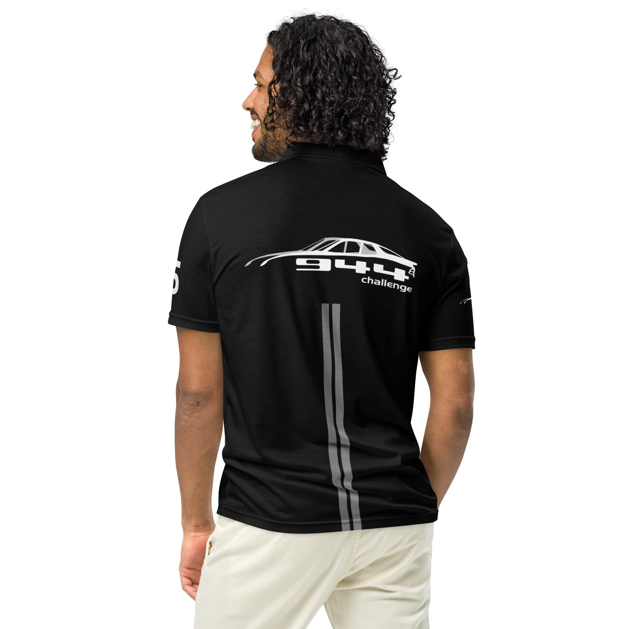 944 Challenge Series Official slim fit polo - full carbon