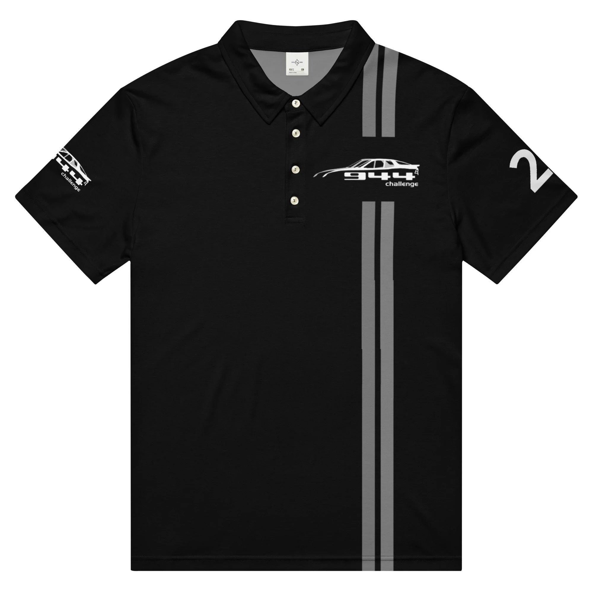 944 Challenge Series Official slim fit polo - full carbon