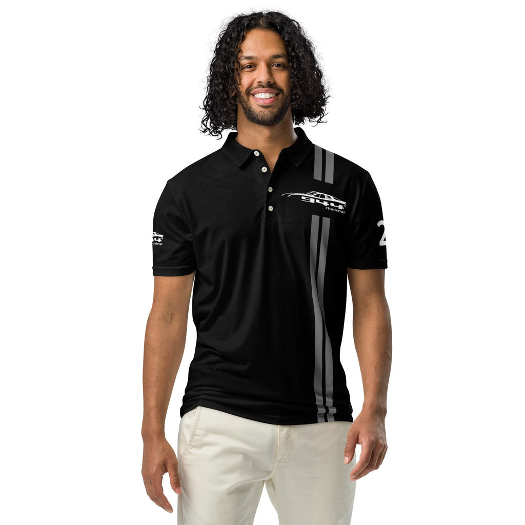 944 Challenge Series Official slim fit polo - full carbon