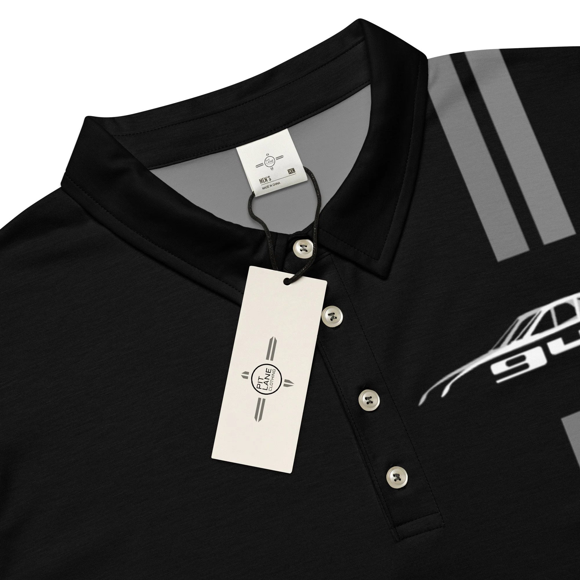 944 Challenge Series Official slim fit polo - full carbon