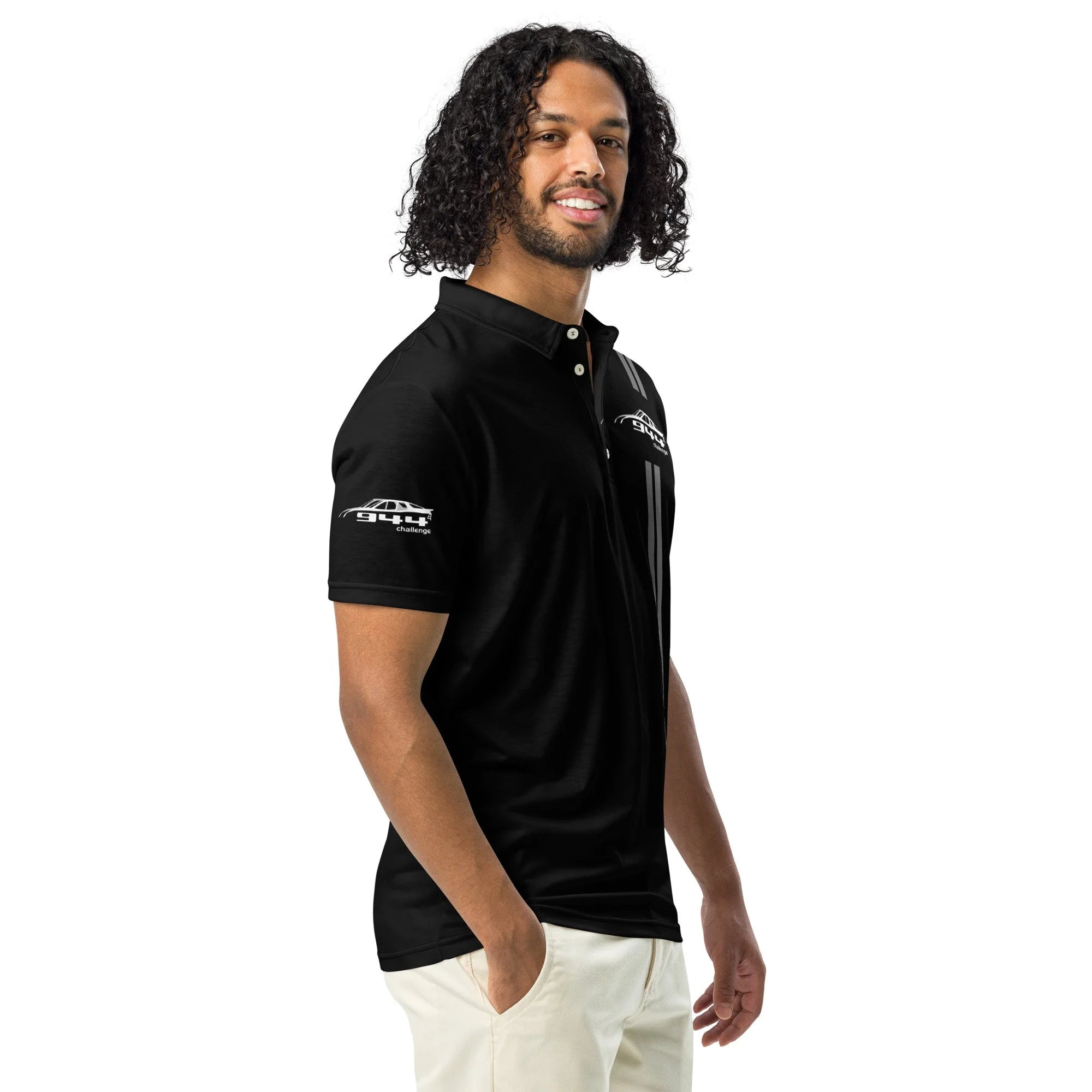 944 Challenge Series Official slim fit polo - full carbon