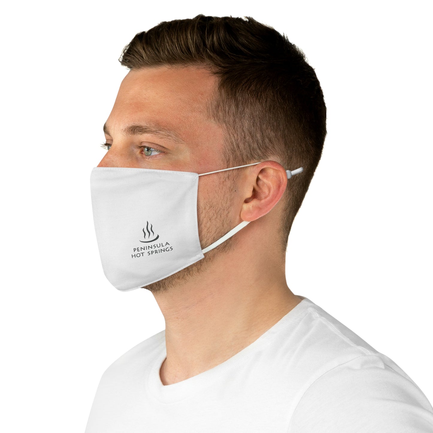 PENINSULAR HOT SPRINGS Cotton Fabric Mask with adjustable strip
