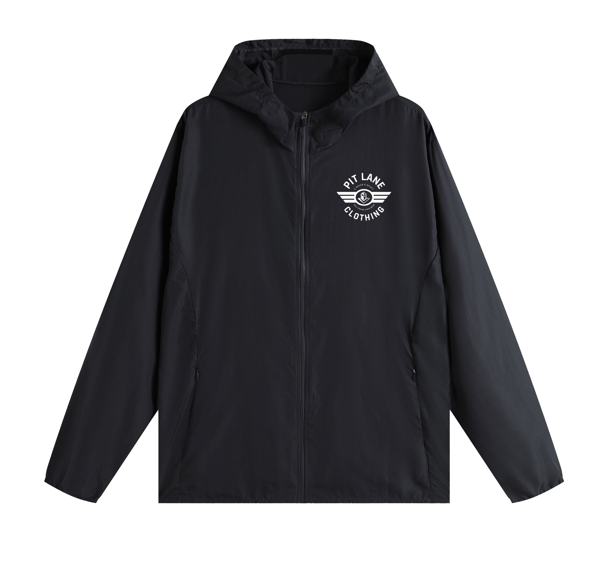 Pit Lane Clothing: Water resistant Light Spray jacket - Dark Grey