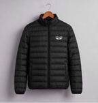 Racing Puffer Jacket – with Quilted Lining – Black | PIT LANE CLOTHING