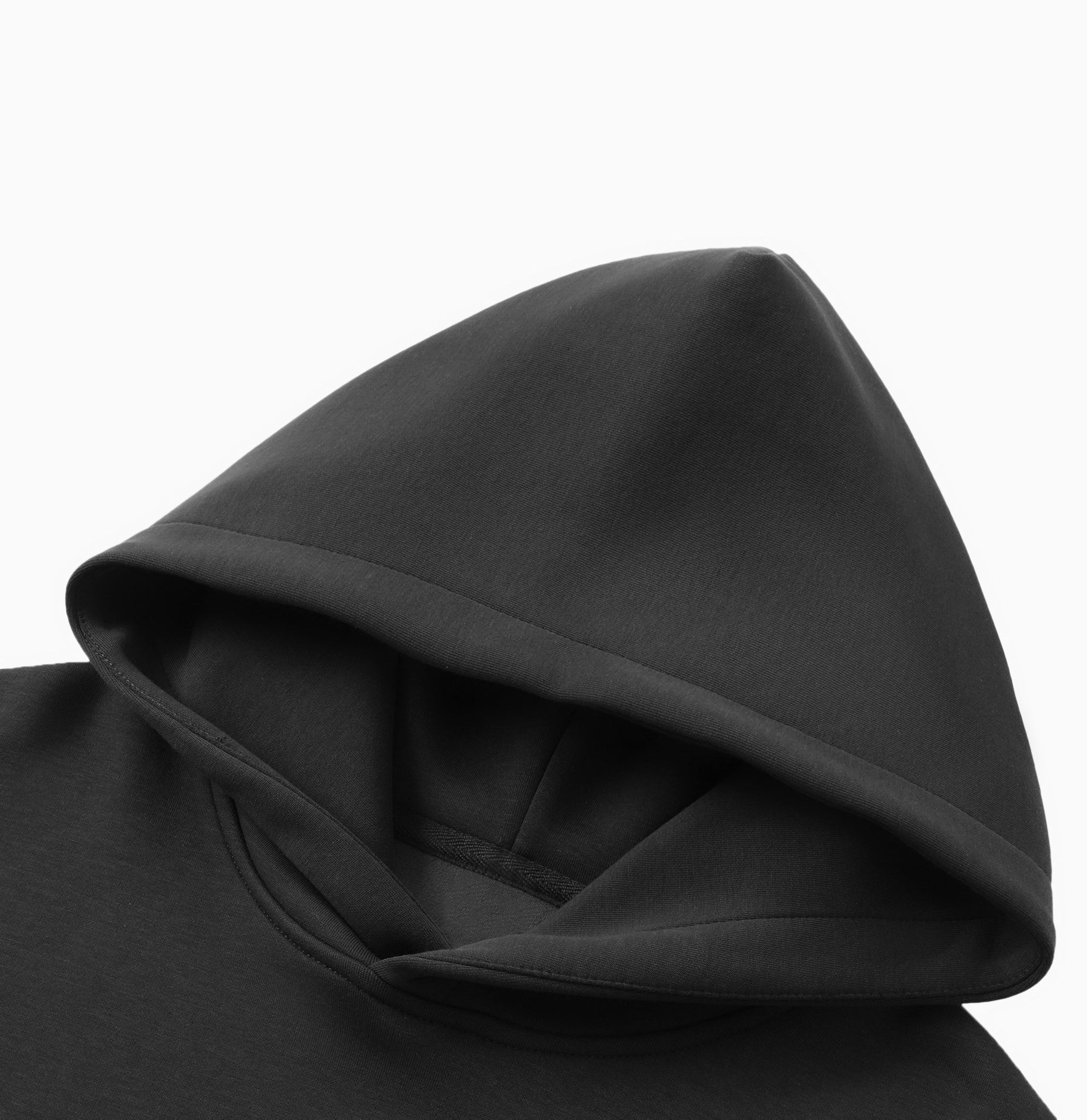 PIT LANE CLOTHING: Oversize Fleeced 'Race Proven Streetwear' Hoodie - Full carbon Black