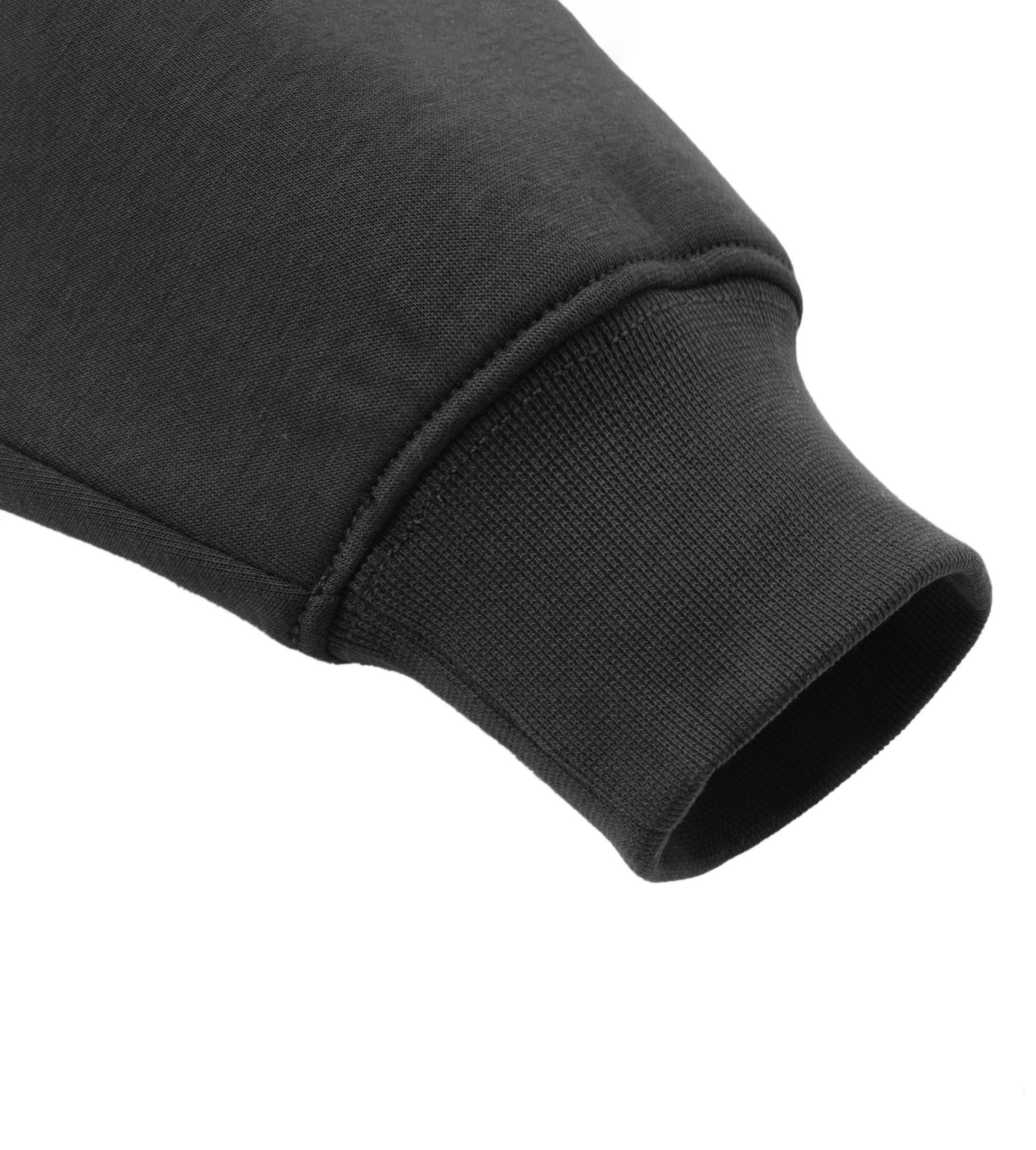 PIT LANE CLOTHING: Oversize Fleeced 'Race Proven Streetwear' Hoodie - Full carbon Black