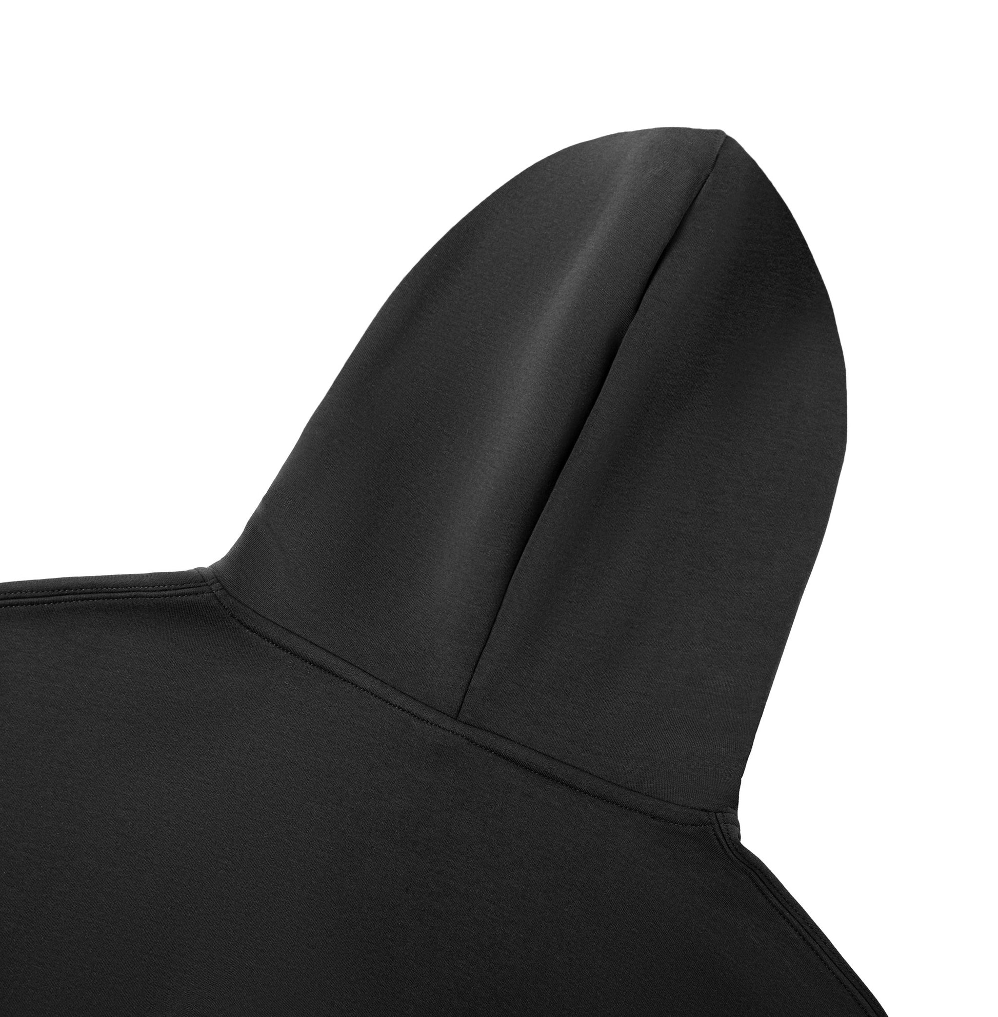 PIT LANE CLOTHING: Oversize Fleeced 'Race Proven Streetwear' Hoodie - Full carbon Black