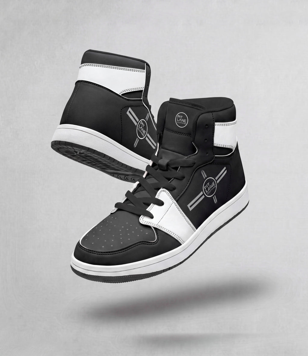 Pit Lane Clothing 'Accelerate' - High Top Leather sneakers 1