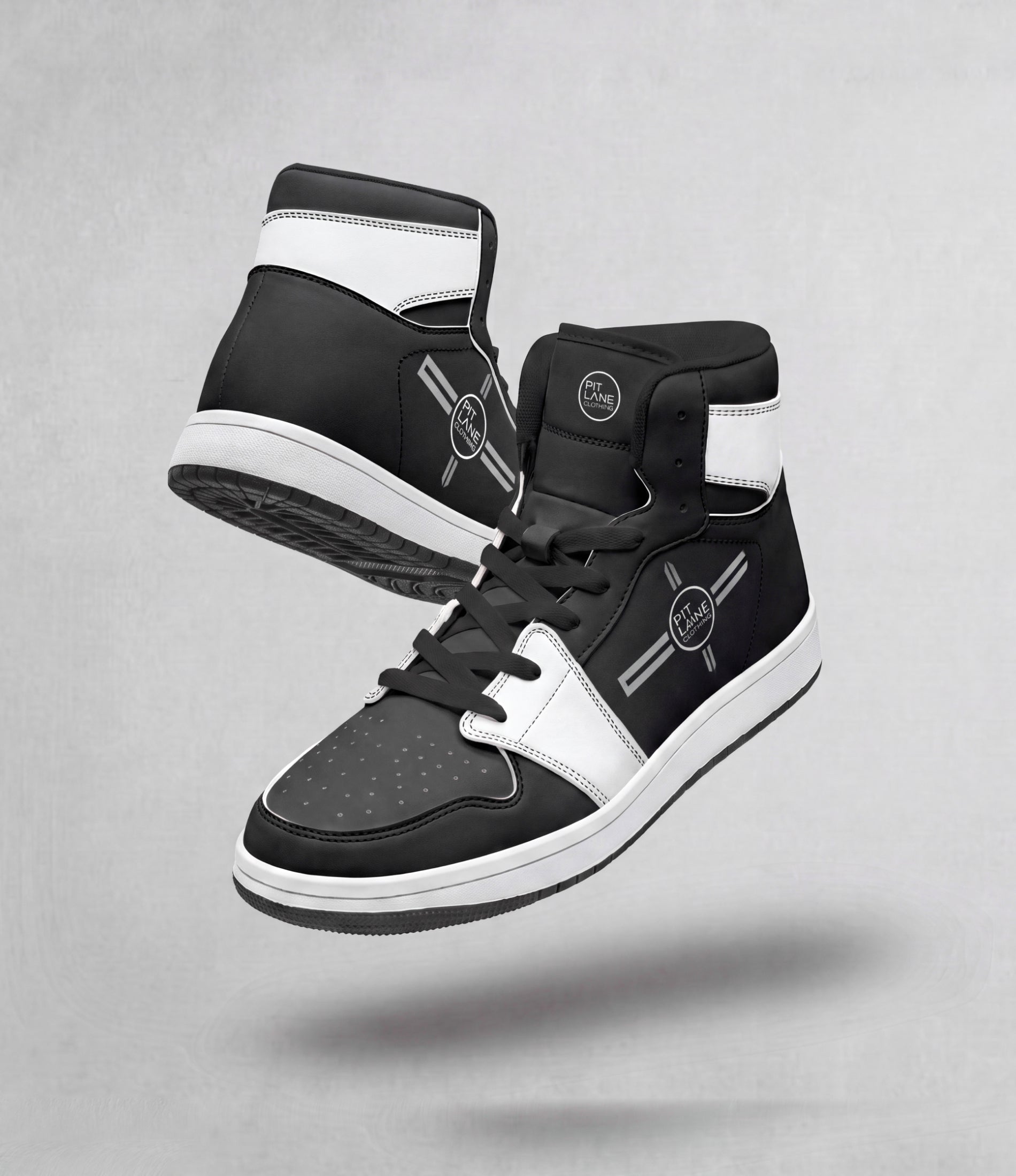 Pit Lane Clothing 'Accelerate' - High Top Leather sneakers 1