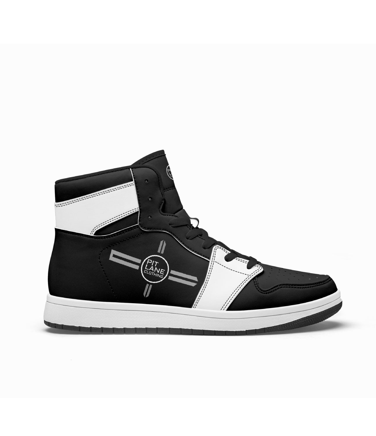 Pit Lane Clothing 'Accelerate' - High Top Leather sneakers 1