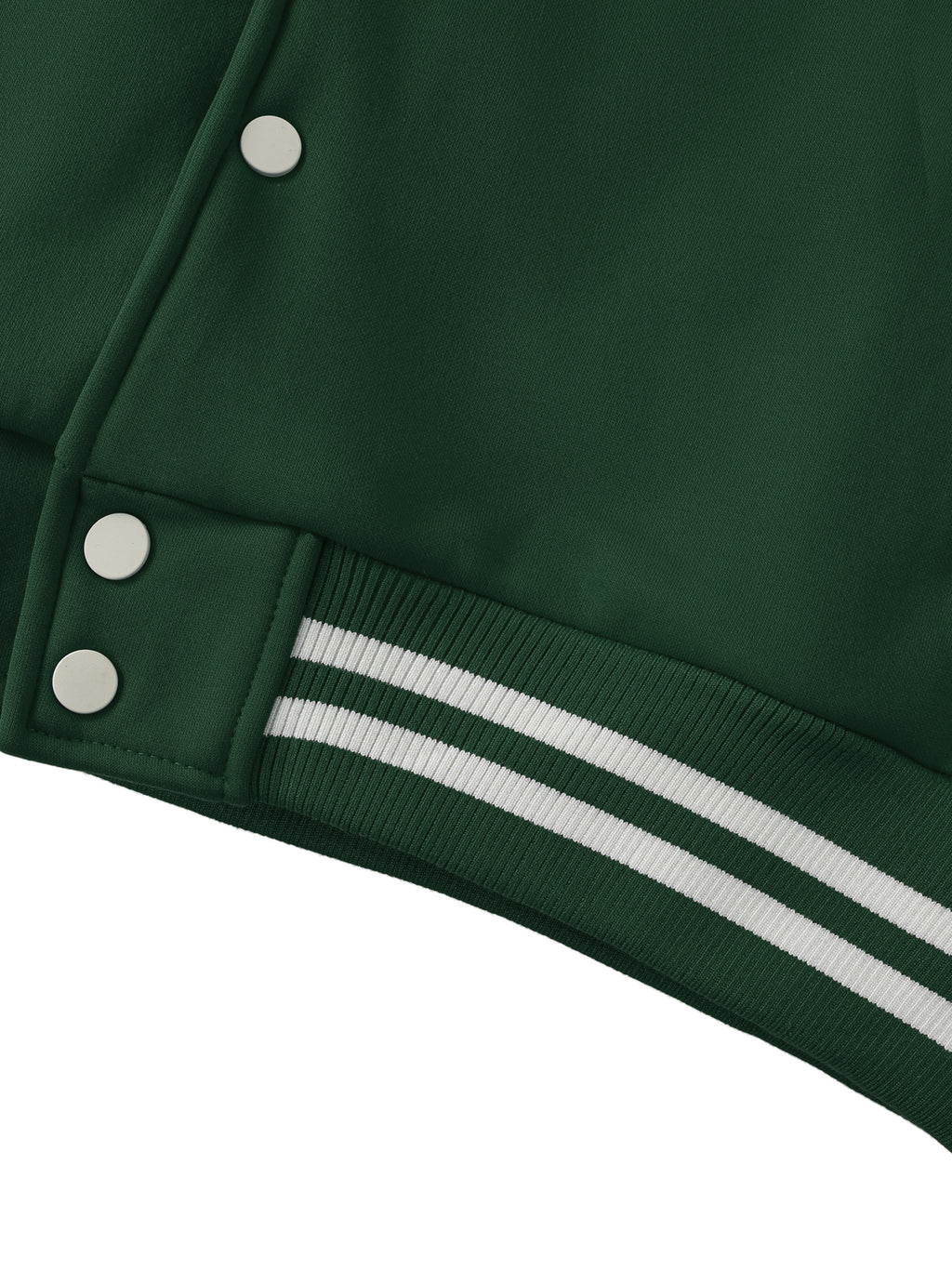 Pit Lane Clothing Fleeced Varsity Jacket - British Racing Green