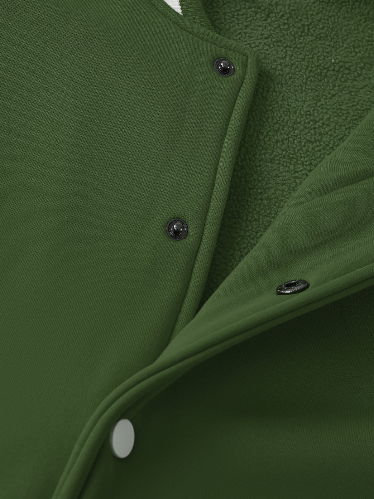 Pit Lane Clothing Fleeced Varsity Jacket - British Racing Green