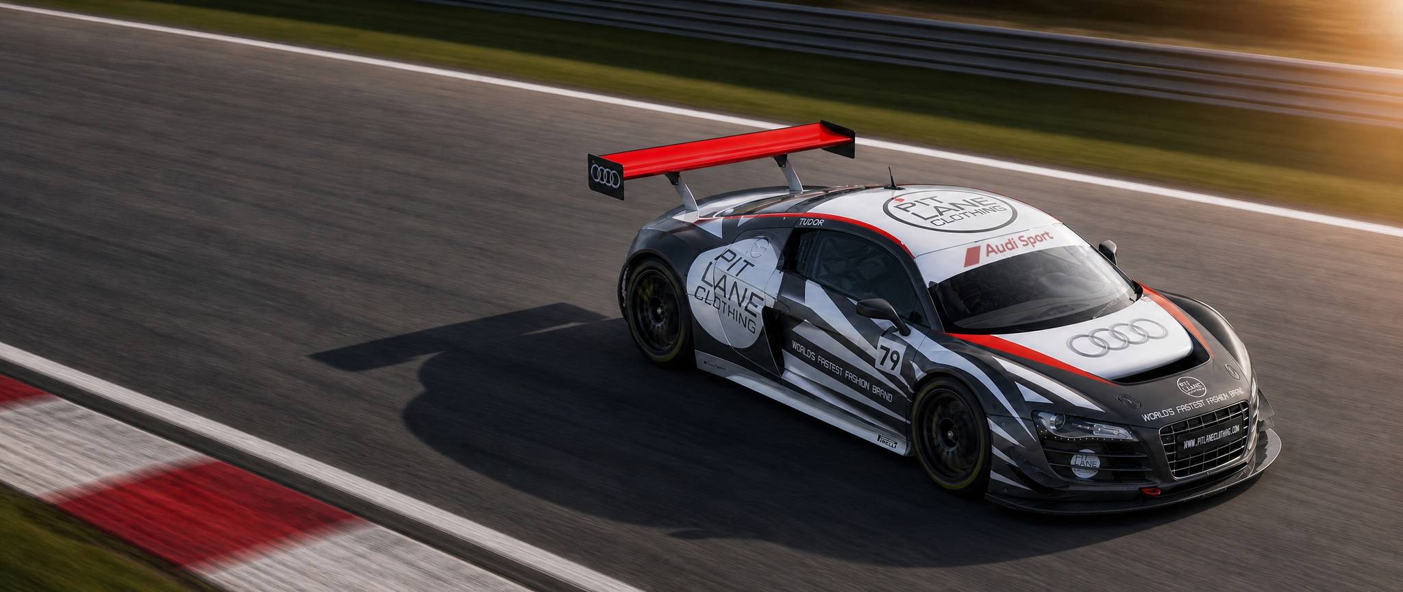 Pit Lane Clothing Audi R8 race car