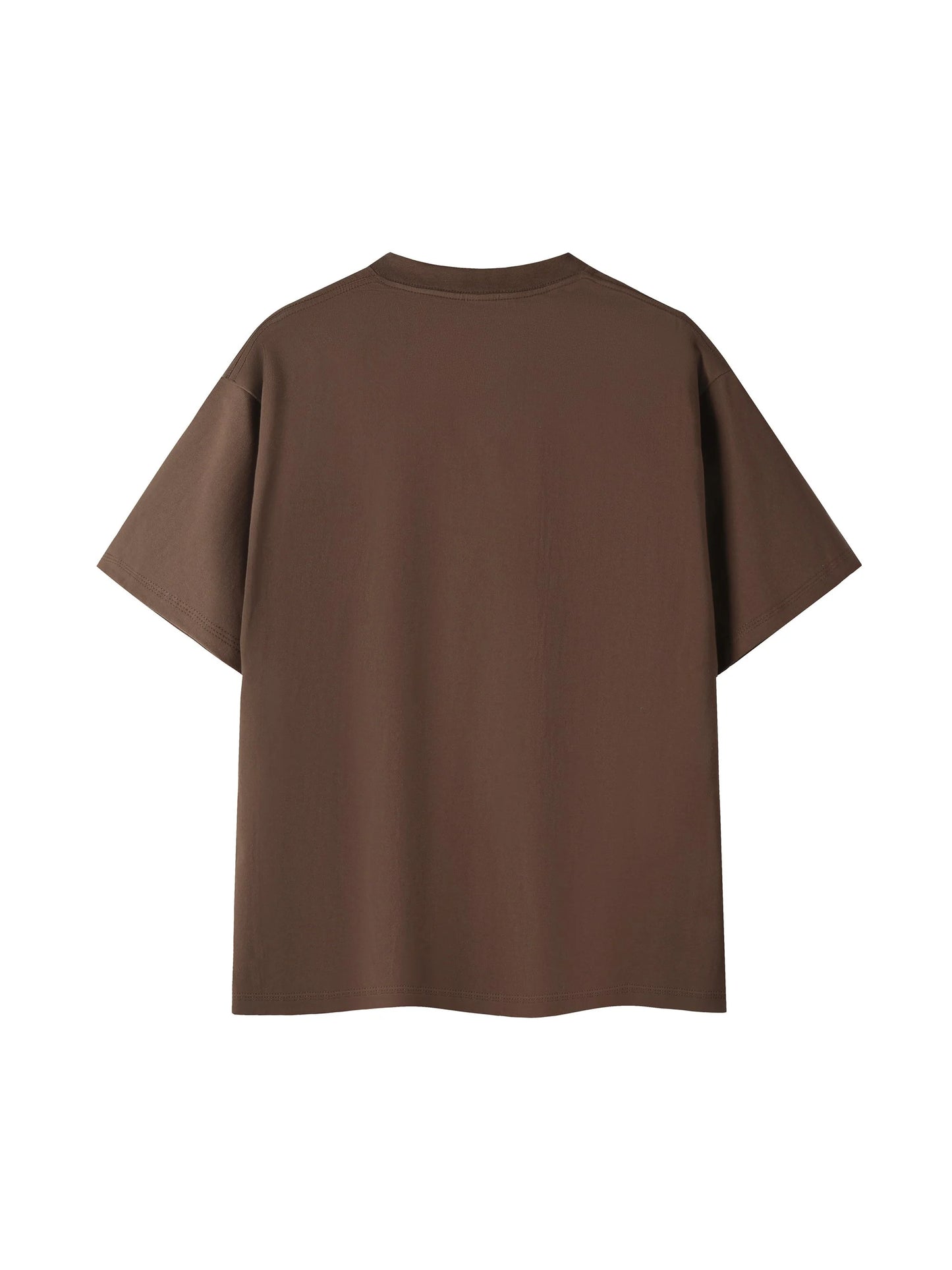 Pit Lane Clothing: Pure Cotton T-Shirt - Heel & Toe - coffee