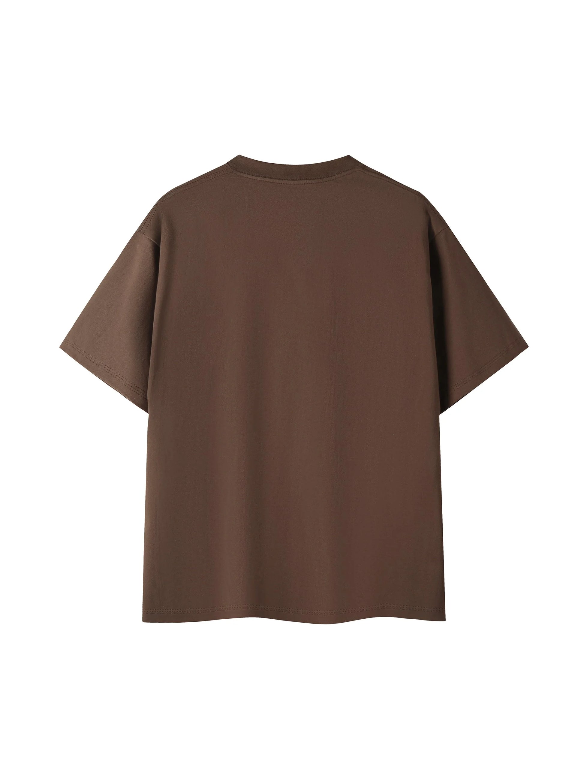 Pit Lane Clothing: Pure Cotton T-Shirt - Heel & Toe - coffee