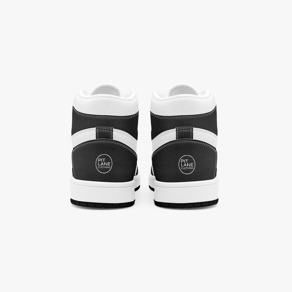 Pit Lane Clothing 'Dominator' - Mid Top Leather sneakers