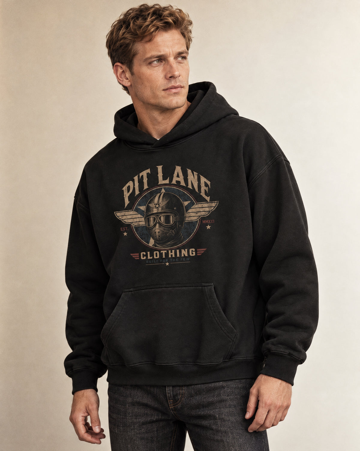 'The Last Driver' 350 GSM Hoodie - Black